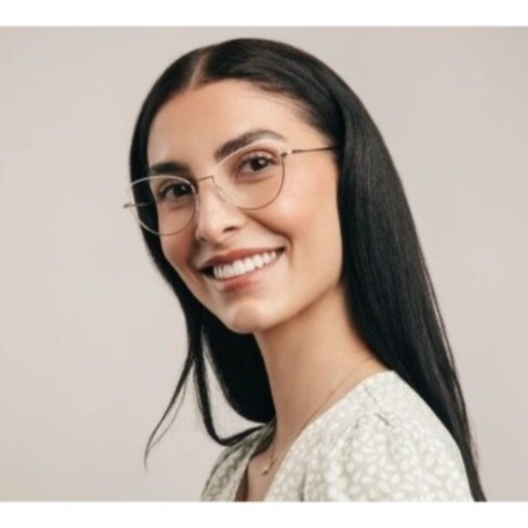 NEW PRADA SILVER EYEGLASSES PRADA - Picture 3 of 4